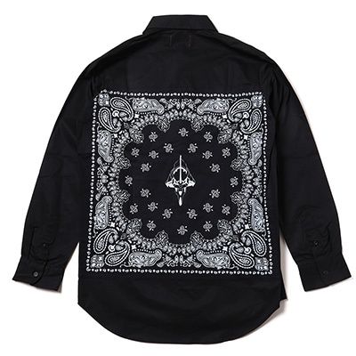 EVA-01 BANDANNA SHIRTS (BLACK)