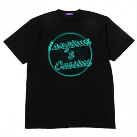その他 BEAMS - Radio eva Longinus &amp; Cassius Neon Sign RADIO EVA A225 LONGINUS・CASSIUS BLACKLETTER T-Shirt/BLACK