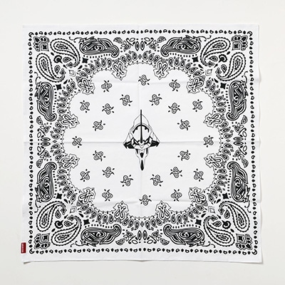 EVA-01 PAISLEYS BANDANA (WHITE)