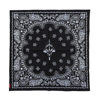 EVA-01 PAISLEYS BANDANA (BLACK)