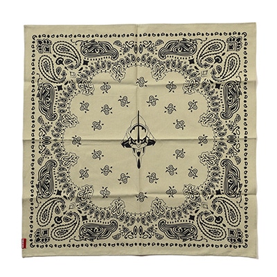 EVA-01 PAISLEYS BANDANA (BEIGE)