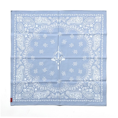 EVA-01 PAISLEYS BANDANA (BLUE GRAY)