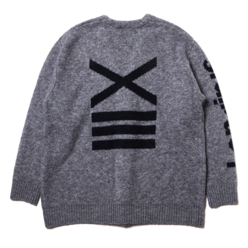 EVANGELION XIII KNIT CARDIGAN (GRAY)