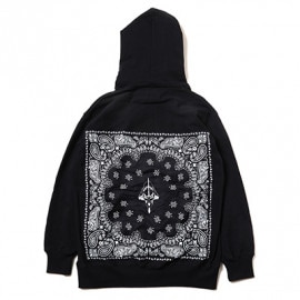 EVA-01 BANDANNA PARKA (BLACK)