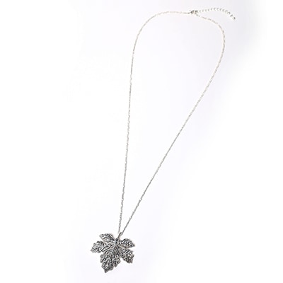NERV Fig Leaf Necklace by Ayler (SILVER)