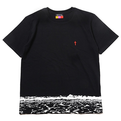 波打際 T-Shirt β (BLACK)