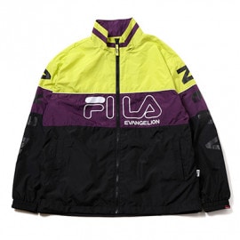 FILA HERITAGE NYLON JACKET EVANGELION LIMITED (GREENPURPLE(01))