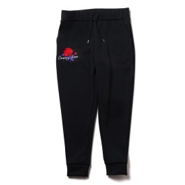 EVA-01 Flower Embroidery Pants (BLACK(浡å))