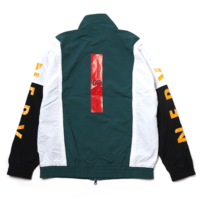 EVANGELION SWITCHING NYLON JACKET (GREEN×BLACK×WHIT(02))