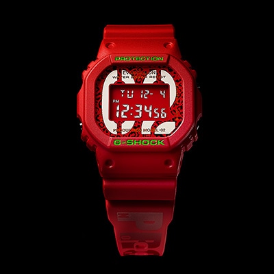 EVANGELION STORE オリジナル腕時計 G-SHOCK DW-5600 EVA-02 THE BEAST MODEL feat.RADIO EVA