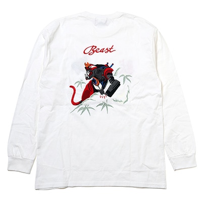 THE BEAST EMBROIDERY Cutsew (WHITE)