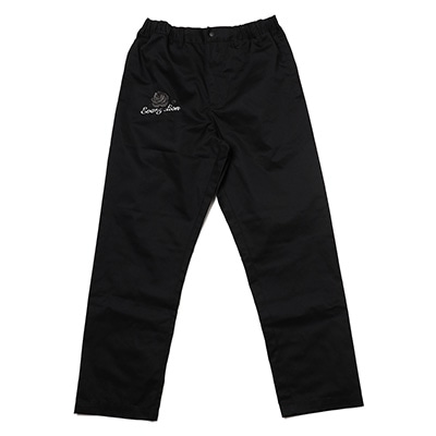 EVA-01 Flower Embroidery PANTS BLACK EDITION (BLACK)