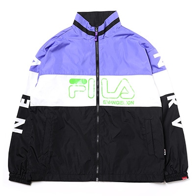 90s FILA フィラ ナイロンジャケット エヴァンゲリオン 初号機カラーXL RADIO EVA