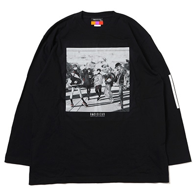 RADIO EVA Illustration Cutsew α(Mai Yoneyama) (BLACK(MONO))