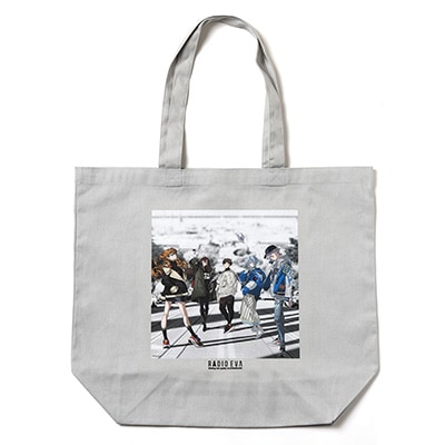 RADIO EVA Illustration Tote Bag α(Mai Yoneyama) (LIGHT GRAY(COLOR))