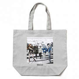 RADIO EVA Illustration Tote Bag (Mai Yoneyama) (LIGHT GRAY(COLOR))