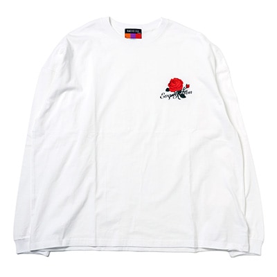 EVANGELION Flower Embroidery Cutsew (WHITE(ASUKA))