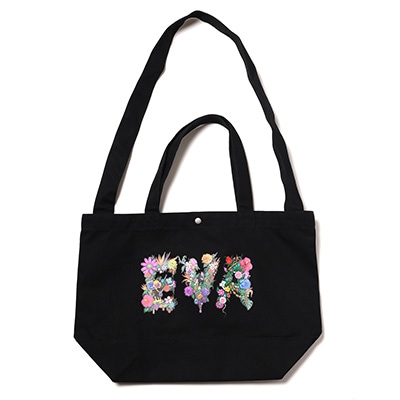 EVA Jewel & Flower 2way Tote Bag (BLACK(COLOR))