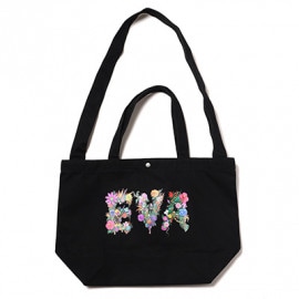 EVA Jewel & Flower 2way Tote Bag (BLACK(COLOR))