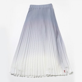 The Beach Gradation Pleated Skirt (GRAY)