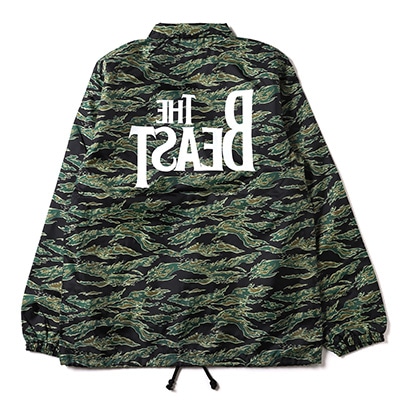 THE BEAST CAMOUFLAGE COACH JACKET (GREEN)