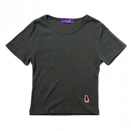 Rib Crop T-Shirt (OLIVE)