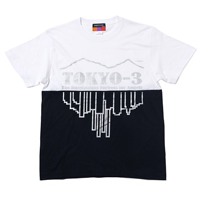 TOKYO-3 2Tone T-Shirt β (WHITE×BLACK)