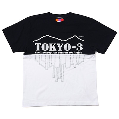 TOKYO-3 2Tone T-Shirt β (BLACK×WHITE)