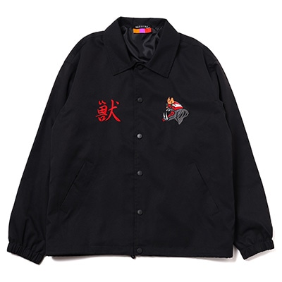 THE BEAST EMBROIDERY COACH JACKET (BLACK(COLOR))