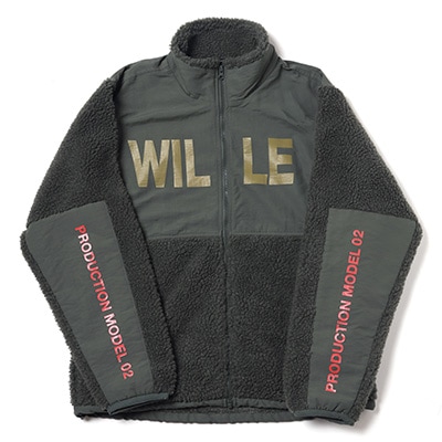 EVANGELION BOA JACKET β (OLIVE(EVA-02))