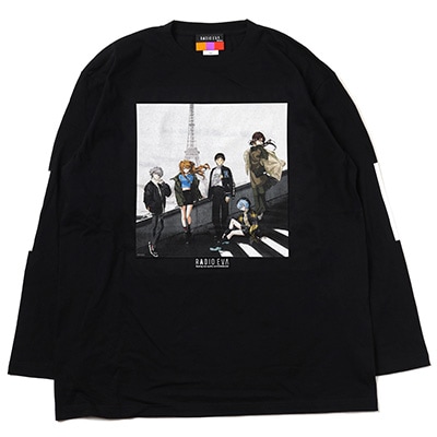 RADIO EVA Illustration Cutsew γ (Mai Yoneyama) (BLACK(COLOR))