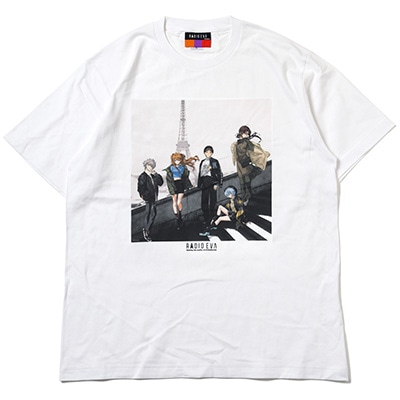 RADIO EVA Illustration T-Shirt γ (Mai Yoneyama) (WHITE(COLOR))