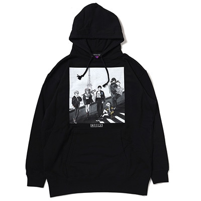 RADIO EVA Illustration Parka γ (Mai Yoneyama) (BLACK(MONO))