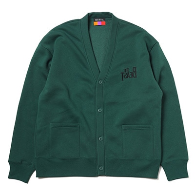 THE BEAST Sweat Cardigan (GREEN)