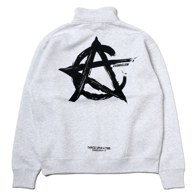 CIRCLE EVA Half Zip Sweat (ASH)