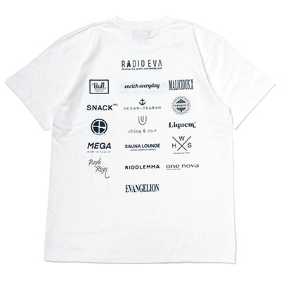 RADIO EVA FIFTEEN COLORS T-Shirt (WHITE)