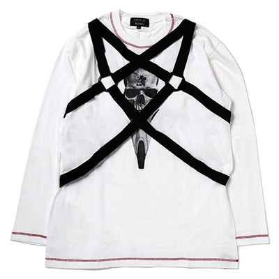 EVANGELION Mark.07-harness long sleeve by MALICIOUS.X (WHITE)