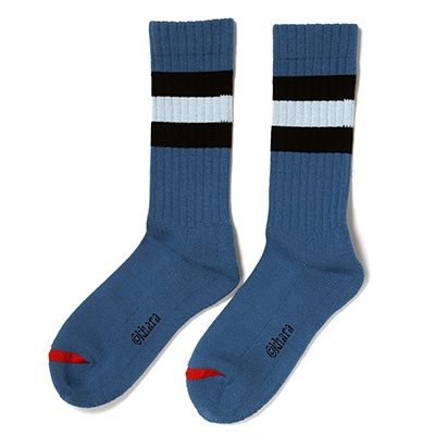 NEW SKATER SOCKS by ching&co. (BLUE(シンジ))