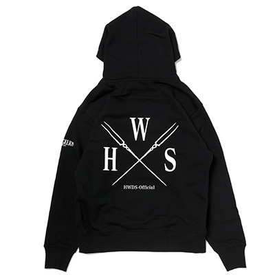 Back Logo Hoodie by HWDS (BLACK)