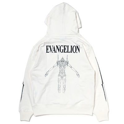 EVA-01 Logo Hoodie by HWDS (WHITE)