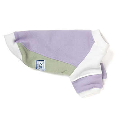 スイッチング クルーネック by Bull.tokyo (PURPLE(EVA-01))