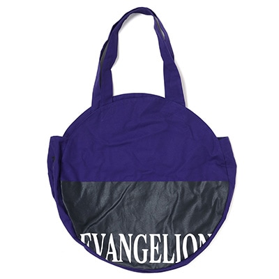 Circle Tote bag by RIDDLEMMA（EVA-01 Circle Keychain付き) (PURPLE)