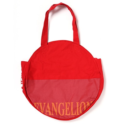 Circle Tote bag by RIDDLEMMA（EVA-01 Circle Keychain付き) (RED)
