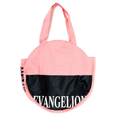 Circle Tote bag by RIDDLEMMA（EVA-01 Circle Keychain付き) (PINK)