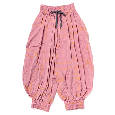 円環 rope jacquard many many gather pants by 01u10 (RED(ASUKA))
