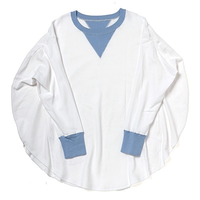 円環 cut & sewn long sleeve by 01u10 (WHITE(REI))