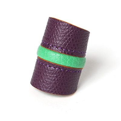 leather scarf ring by 01u10 (初号機)