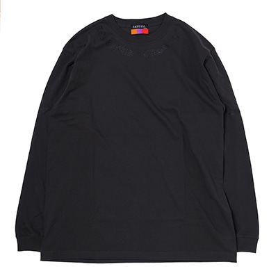 LONGINUS・CASSIUS BLACKLETTER Cutsew (CHARCOAL×BLACK)