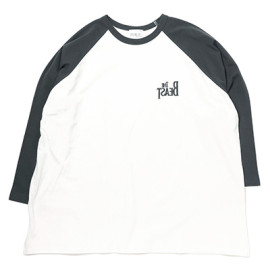 THE BEAST Embroidery Raglan Cutsew (CHARCOAL)