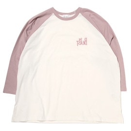 THE BEAST Embroidery Raglan Cutsew (PINK)